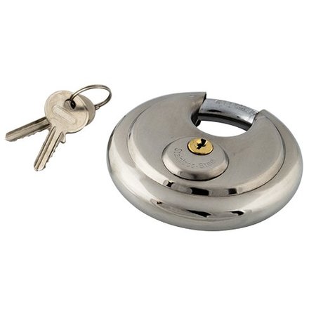 Stahlex Rundes Diskus-Vorhängeschloss 90mm (großes Modell)