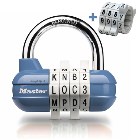 Masterlock Buchstabenschlösser Wortschloss und Zahlenschloss