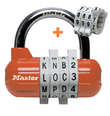 Masterlock Buchstabenschlösser Wortschloss und Zahlenschloss