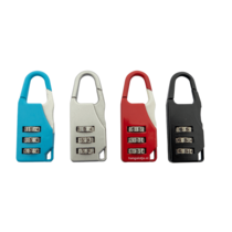 Zahlenschloss 20mm Rot-Blau-Grau-Schwarz