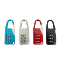 Cijferslot 20mm Rood-Blauw-Grijs