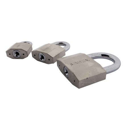 Stahlex Vorhängeschlösser 50mm Satin-Finish