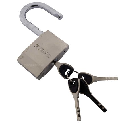 Stahlex Vorhängeschlösser 50mm Satin-Finish
