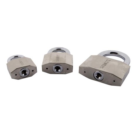Stahlex Vorhängeschlösser 50mm Satin-Finish