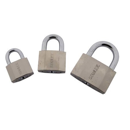 Stahlex Vorhängeschlösser 50mm Satin-Finish