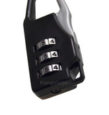 Work-it Zahlenschloss 20mm Schwarz Grau