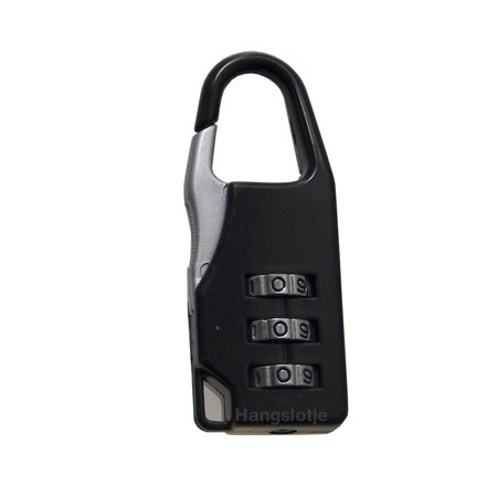 Work-it Zahlenschloss 20mm Schwarz Grau