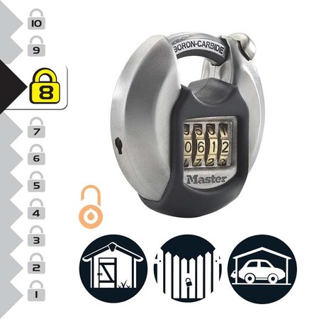 Masterlock Excell Vorhängeschloss - Combinatie