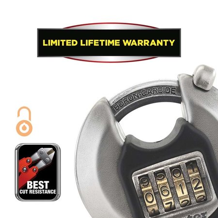 Masterlock Excell Vorhängeschloss - Combinatie