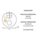Masterlock Excell Vorhängeschloss - Combinatie