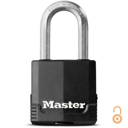Masterlock 49mm breed Excell Vorhängeschloss Laminiert