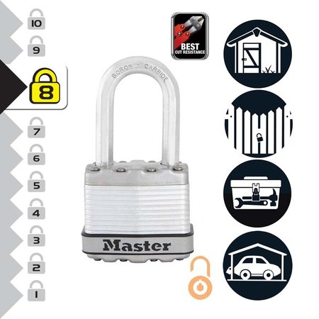 Masterlock Excell Vorhängeschloss 4 Schlüssel