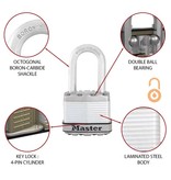 Masterlock Excell Vorhängeschloss 4 Schlüssel