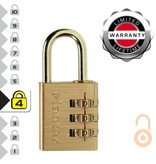 Masterlock Massives Zahlenschloss Messing 30mm