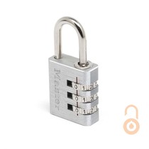 Zahlenschloss Aluminium