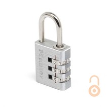Zahlenschloss Aluminium