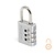 Masterlock Zahlenschloss Aluminium