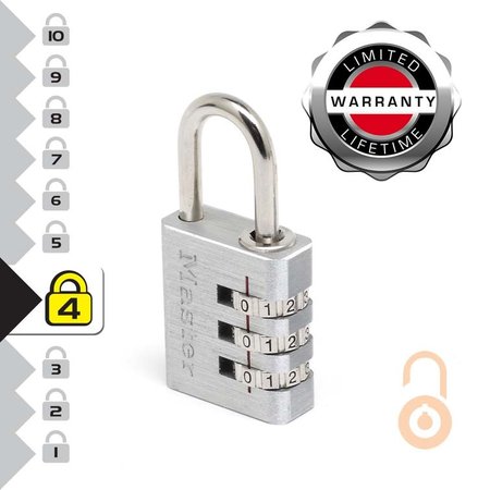 Masterlock 30mm Massiv Aluminium Huis