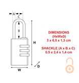 Masterlock 30mm Massiv Aluminium Huis