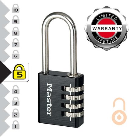 Masterlock Massiv Aluminium huis - Stalen Bügel