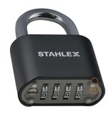 Stahlex Zahlenschloss - 50mm - Schwarz