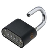 Stahlex Zahlenschloss - 50mm - Schwarz