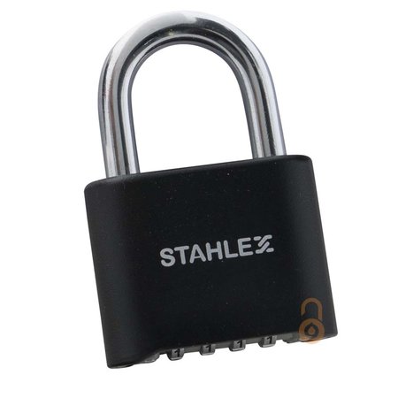 Stahlex Zahlenschloss - 50mm - Schwarz