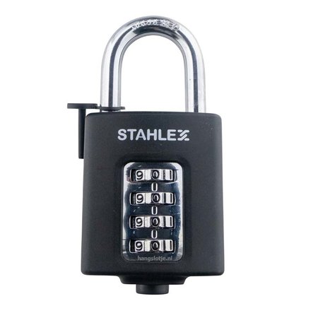 Stahlex Zahlenschloss - 50mm - Schwarz - Easy Release