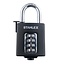 Stahlex Zahlenschloss - 50mm - Schwarz - Easy Release