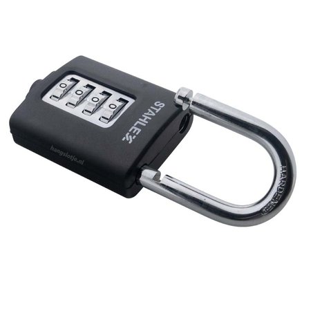 Stahlex Zahlenschloss - 50mm - Schwarz - Easy Release
