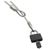 Securitykabel 5 Meter Mit Vorhängeschloss Doorlusbaar