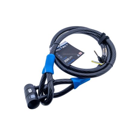 Pro-tect Kabelschloss Art & VBV gekeurd 2.5 Meter lang - mit Bügel Cobalt