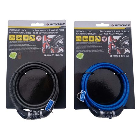 Dunlop Wachtwoord kabelslot 120cm