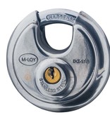 M-loy Diskus-Vorhängeschloss Edelstahl 5 Stifte 70mm