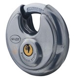 M-loy Diskus-Vorhängeschloss Edelstahl 5 Stifte 70mm