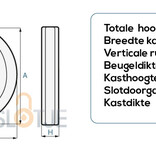 Discusslot 50mm klein