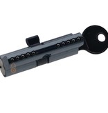 Stahlex 4 Stück Zylinderschlösser 60mm Profil