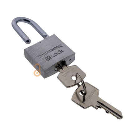 Silverline Vorhängeschloss 30mm Aluminium
