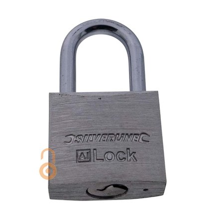 Silverline Vorhängeschloss 30mm Aluminium