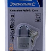 Silverline Vorhängeschloss 30mm Aluminium