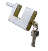 Blockschloss GS 80mm (Mit 2 Schlüssel per zending)