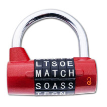 Buchstabenschloss 65mm