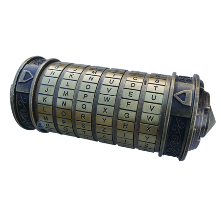 Hangslot met letters | Woordslot / cryptex model