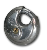 M-loy Diskus-Vorhängeschloss Edelstahl 5 Stifte 70mm