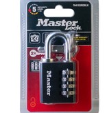 Masterlock Zahlenschloss mit Override-Schlüssel - selbst einstellbarer Zahlencode