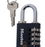 Masterlock Zahlenschloss mit Override-Schlüssel - selbst einstellbarer Zahlencode