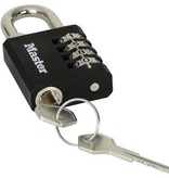 Masterlock Zahlenschloss mit Override-Schlüssel - selbst einstellbarer Zahlencode