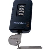 Masterlock Cijferhangslot met herstelsleutel - zelf-instelbare cijfercode - Zware uitvoering