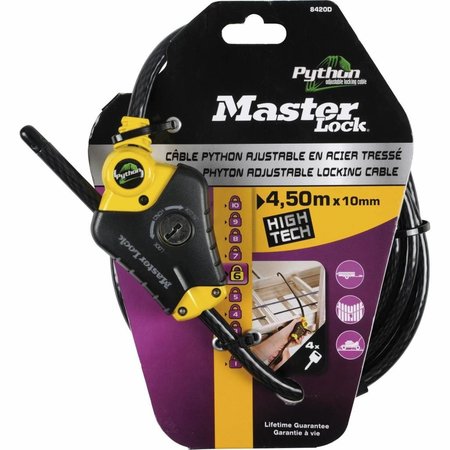 Masterlock MasterLock Kabelschloss Python 450cm