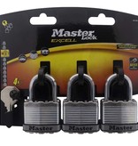 Masterlock Vorhängeschloss-Set No Crack achteckig